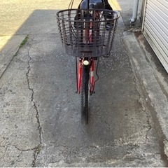 349 ヤマハ新機種電動アシスト自転車pasBabby20インチレッドアルミボディー