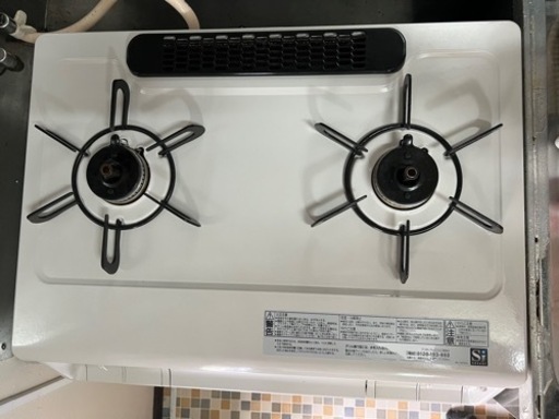 美品【使用1年】【オプション品付き】パロマ ガステーブルコンロ PA  