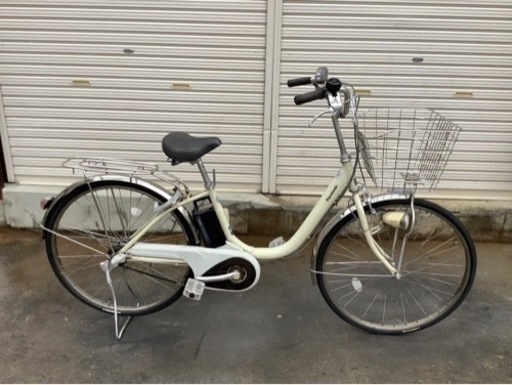 351  パナソニック電動アシスト自転車vivi26インチアイボリーアルミボディー