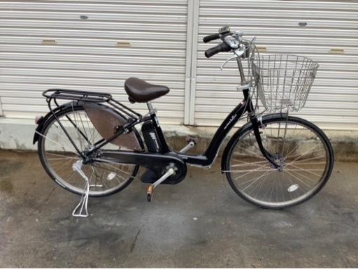 354  ヤマハ新機種電動アシスト自転車pasraffini26インチブラックアルミボディ