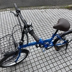 【折りたたみ自転車】ほぼ未使用❗️美品❗️BAA認定車❗️外装6段変速付　LEDダイナモ　泥除け付　スペアキーあり　若林自転車　膳所店　SALE中❗️　