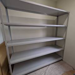 交渉中　業務用5段スチールラック★W1800×D450×H1800★　中古