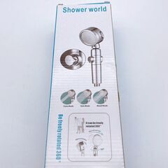 シャワーヘッド 3段階モード 水量水圧調節 角度調節 軽量 ワンタッチ止水 塩素除去 取付簡単 (BSI5J3)