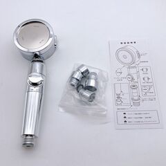 シャワーヘッド 3段階モード 水量水圧調節 角度調節 軽量 ワンタッチ止水 塩素除去 取付簡単 (BSI5J3)