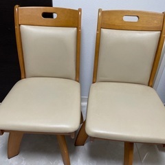 【取引中】椅子（回転）2脚セット