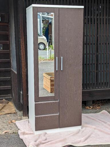 クローゼット　家具 ミラー/鏡　ワードローブ　収納家具　ニトリ？