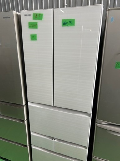早い者勝ち大セール‼️‼️＋ご来店時、ガンお値引き‼️TOSHIBA(東芝) 2022年製 462L 6ドア冷蔵庫