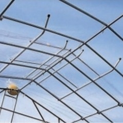 コロ助セット　ハウス屋根のフィルム展張機　ビニールハウス張り替え