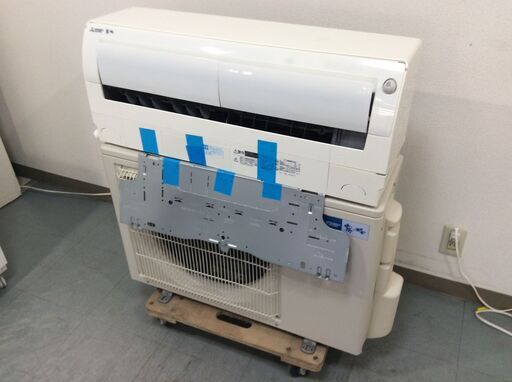 （5/25受渡済）YJT8674『安心30日間保証付』【MITSUBISHI/三菱 18畳用エアコン】2018年製 霧ヶ峰 MSZ-LK5618S-W 家電 冷暖房