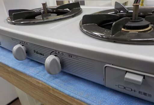 パロマ ガステーブル 都市ガス グリル無し PA-28F 2009年製 シルバー 