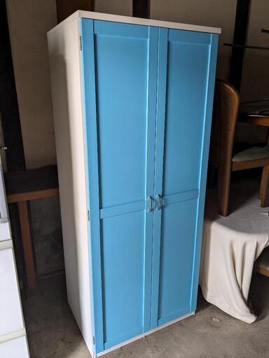 クローゼット　ワードローブ　北欧　子供部屋　家具 収納家具 ドラえもんどこでもドア風