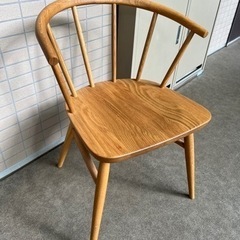 お譲り先決定【値下げ】無印良品 アームチェア 家具 椅子 ダイニングチェア