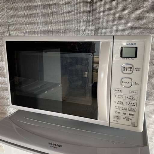 【お買い得】　電子レンジ　SHARP RE-CE6-KW 2019年製　通電確認済