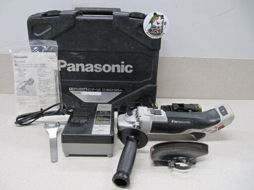【電動工具】Panasonic 18V充電デュアルディスクグラインダー125 EZ46A2【地域最大級電動工具売り場アールワン田川】
