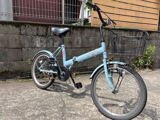 【メンテ済み￥6800】サイクルベースあさひ　20インチ　折りたたみ自転車　ミモレット-L 　鹿児島市