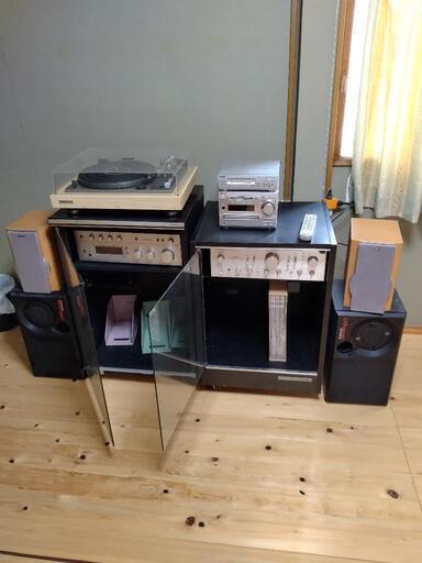 【お取引中】オーディオ　レコードプレーヤー　スピーカー他