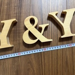 木製　アルファベット　オブジェ　結婚式
