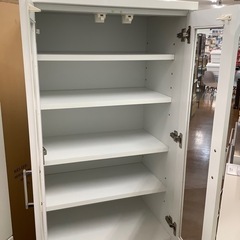 サンウッディ 2枚扉食器棚 ペレット【トレファク 川越店】
