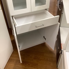 サンウッディ 2枚扉食器棚 ペレット【トレファク 川越店】