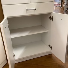サンウッディ 2枚扉食器棚 ペレット【トレファク 川越店】
