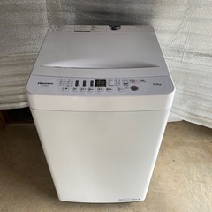 【美品】　全自動洗濯機　Hisense HW-E5503 202...