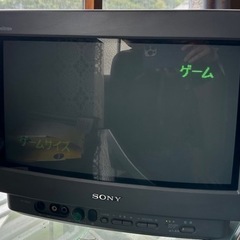 ブラウン管テレビ②
　16型　ジャンク　SONY