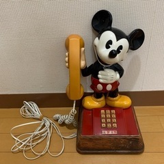 ヴィンテージ　ミッキーマウス電話機　昭和レトロ