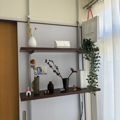 【美品】突っ張り棚 壁面収納 オープンラック