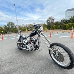 【ネット決済・配送可】ショベル　1340cc ロングチョッパー