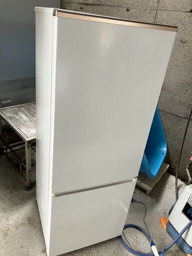 2022年製！アクア ノンフロン冷凍冷蔵庫 201L AQR-20MBK（W)