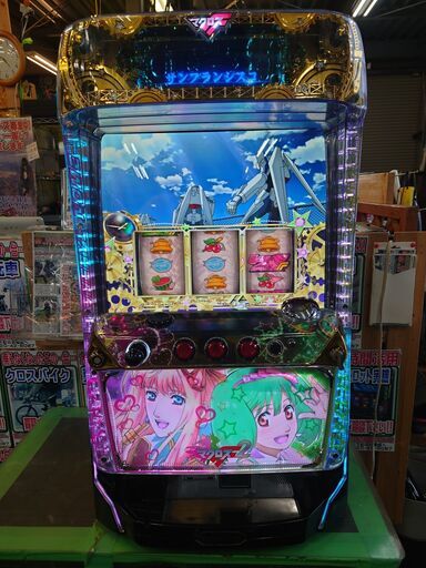 【愛品倶楽部柏店】SANKYO マクロスフロンティア2 5号機 ART スロット実機