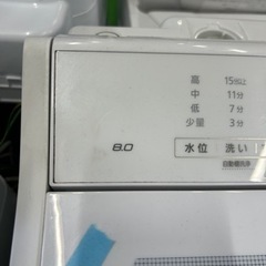 早い者勝ち大セール‼️‼️＋ご来店時、ガン×2お値引き‼️Panasonic(パナソニック) 2021年製 8,0kg 洗濯機🎉
