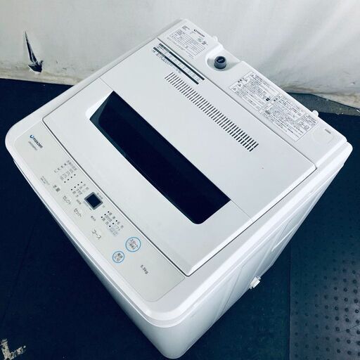 ID:se10690 マクスゼン maxzen 洗濯機 一人暮らし 中古 2019年製 全自動洗濯機 5.5kg ホワイト JW55WP01  【リユース品：状態B】【送料無料】【設置費用無料】