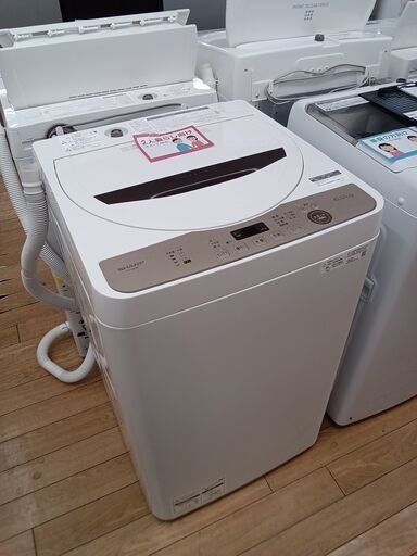 ★ジモティ割あり★ SHARP 洗濯機 6.0kg 20年製 動作確認／クリーニング済み TK2124