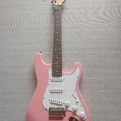 かわいいピンクのギター楽器 弦楽器、ギター