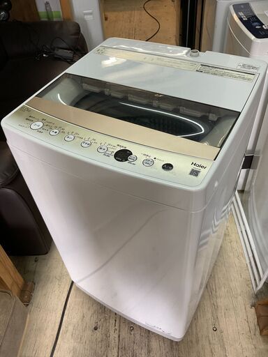 Haier　全自動洗濯機　6.0kg　2021年製　JW-C60GK
