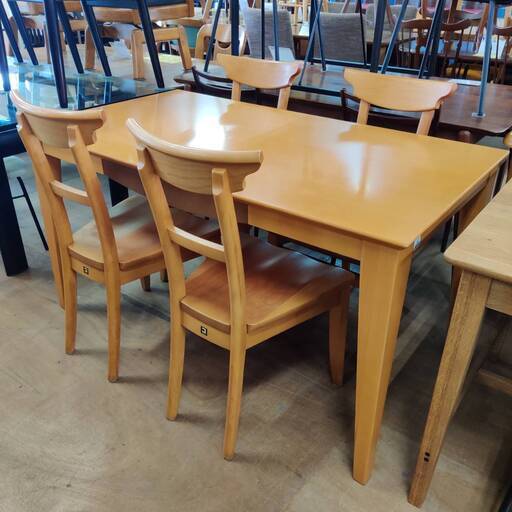 【愛品倶楽部柏店】KOSUGA 引出1個付 ダイニング5点セット