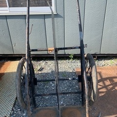 ガス台車 ガス溶接 切断 台車のみ ボンベ台車 2本積用 ボンベカート 3輪 運搬車 