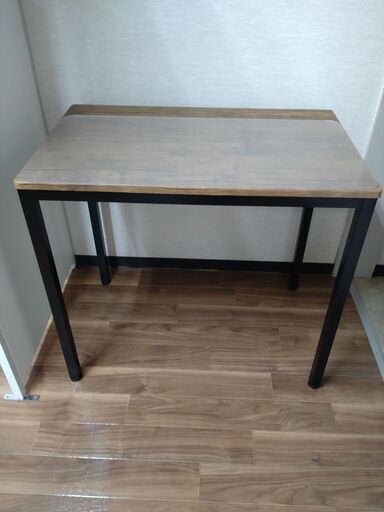 パソコンデスク　80×50×72cm　透明デスクマット付