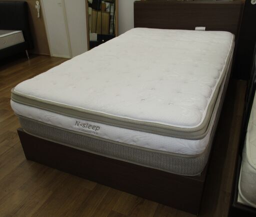 R065 NITORI セミダブルベッド、N-Sleep Premium2-CRマット2枚タイプ Used