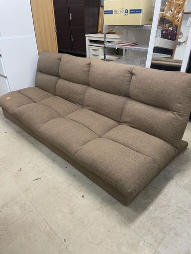 リサイクルショップどりーむ荒田店　No12120 ソファベッド　三人掛け　リクライニング　ソファ　ベッド
