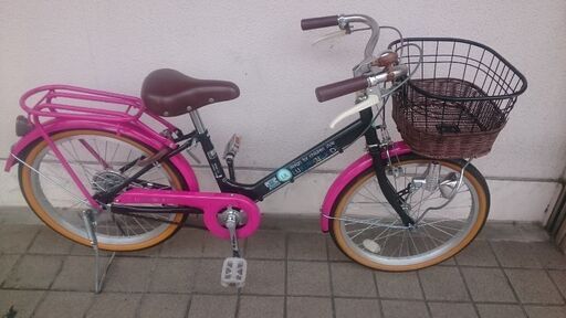★★★美品 ジュニア向け【ウエルビー ２０インチ子供自転車・安定抜群 両立スタンド付き ライト手元スイッチレバー装備】★★★