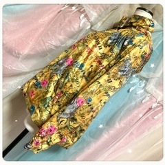 ご購入者様決定ナイロン パーカー ジャケット 黄色系 派手柄 長袖