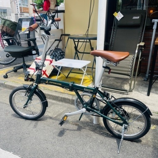 《売約済》【池上店】キャプテンスタッグ CAPTAINSTAG アルルAL-FDB161 16インチ 折りたたみ自転車 自転車　街乗り　町乗り　コンパクト　大人　女性　子供　軽量
