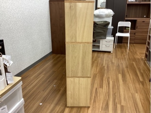 無印良品　廃盤モデル　オープンシェルフ ナチュラルウ 無印良品(MUJI)の稀少なオープンシェルフ2×3/タモ材 ナチュラルです