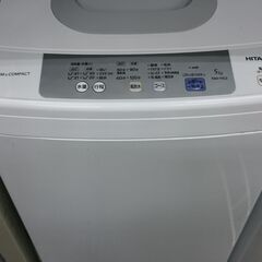 （単身の方などに）日立　全自動洗濯機５.０ｋｇ　２０１９年製　N...