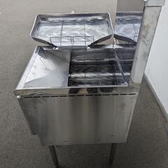 北沢産業 涼厨フライヤー KFE-40N-S W450 D600 H830 油量17L LPG 2021年製 　プロパン