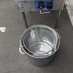 北沢産業 涼厨フライヤー KFE-40N-S W450 D600 H830 油量17L LPG 2021年製 　プロパン