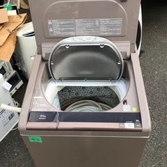 🔝4️⃣4️⃣福岡市内配送設置無料 日立 HITACHI BW-D10XTV N [ビートウォッシュ たて型洗濯乾燥機（10.0kg） 自動お掃除搭載 シャンパン]