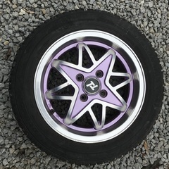 中古ダンロップラジアルホイール付き